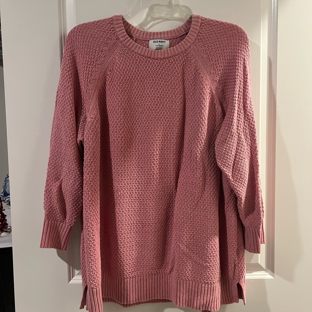 Old Navy Pink Crew Neck Sweater